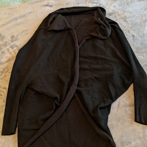 ZARA KNIT BATWING SLOUCHY WRAP CARDIGAN SWEATER